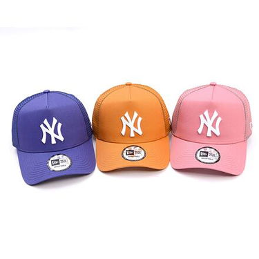 Шапка с козирка New Era Adjustable Trucker Hat NY Yankees Essential 9FORTY Розово | 60595192, 3
