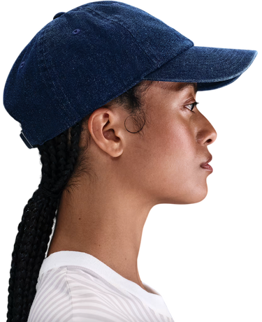 Шапка с козирка Nike Nike Club Unstructured Denim Cap Синьо | hf0383-419, 3