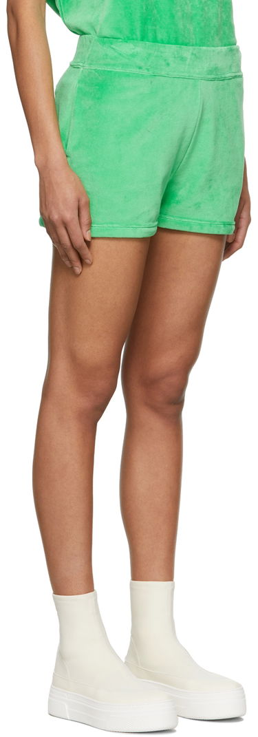 Къси панталони Loulou de Saison Loulou de Saison Malake Velour Lounge Shorts Зелено | MALAKE, 1