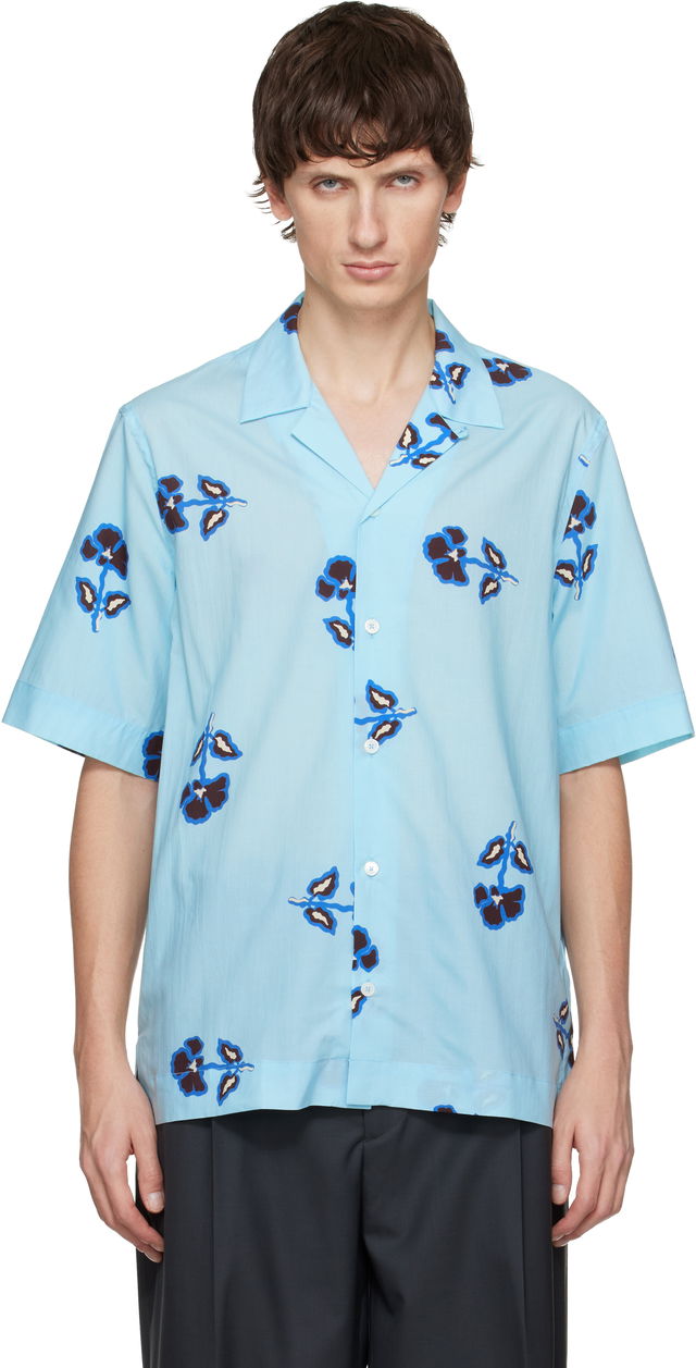 Paul Smith 'Tri Flower' Short-Sleeve Shirt