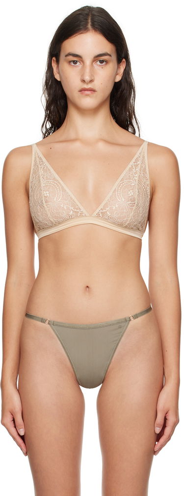Сутиен Anine Bing Lace Triangle Bra Бежово | A-10-1165-110, 0