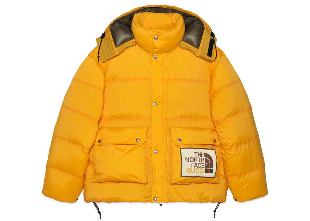 Пухо яке Gucci x The North Face Padded Jacket Жълто | ‎663735 XAAC8 7133, 0