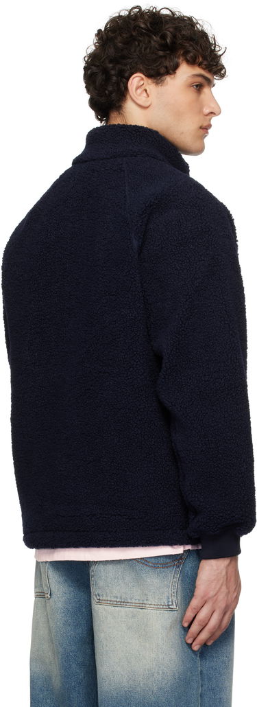 Суитчър Dime Polar Fleece Sherpa Zip Jacket Тъмно синьо | DIMEHO246NVY, 2