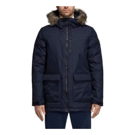 Парка adidas Originals Outdoor Hooded Parka Тъмно синьо | CY8602, 0