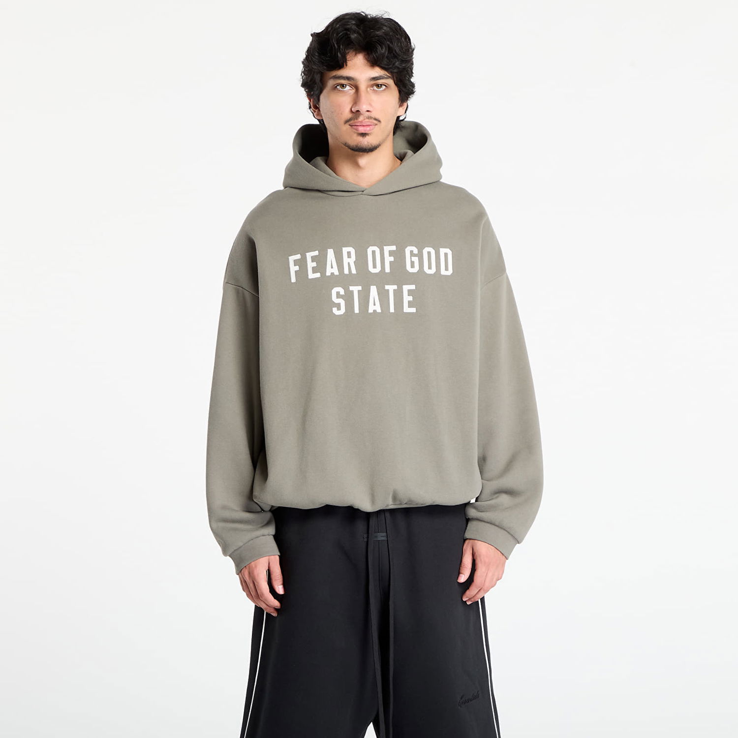 Суитчър Fear of God Fear of God Essentials 90's Hoodie Зелено | 192SP256217F-245, 0