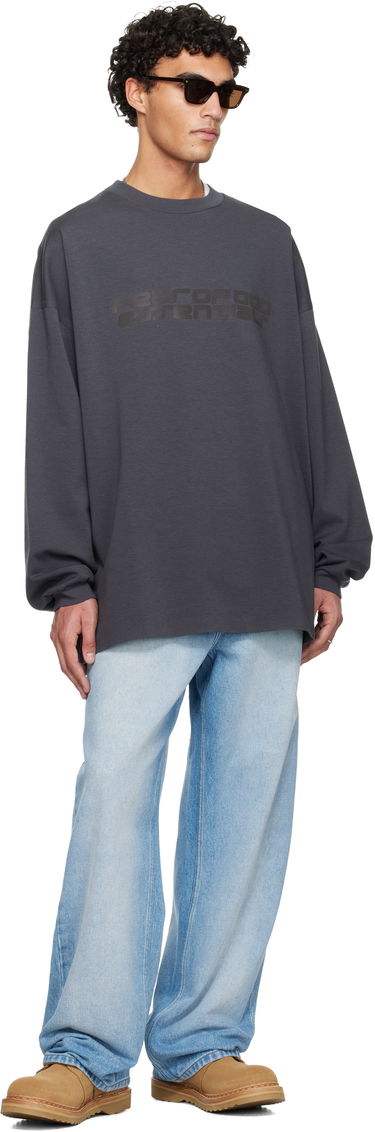 Тениска Fear of God ESSENTIALS Holiday 90s Long Sleeve T-shirt Сиво | 125HO254542F, 3