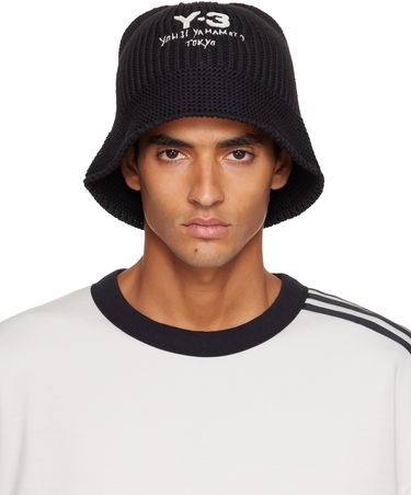 Шапка Y-3 Y-3 Heritage Knit Bucket Hat Черно | JX8305, 0