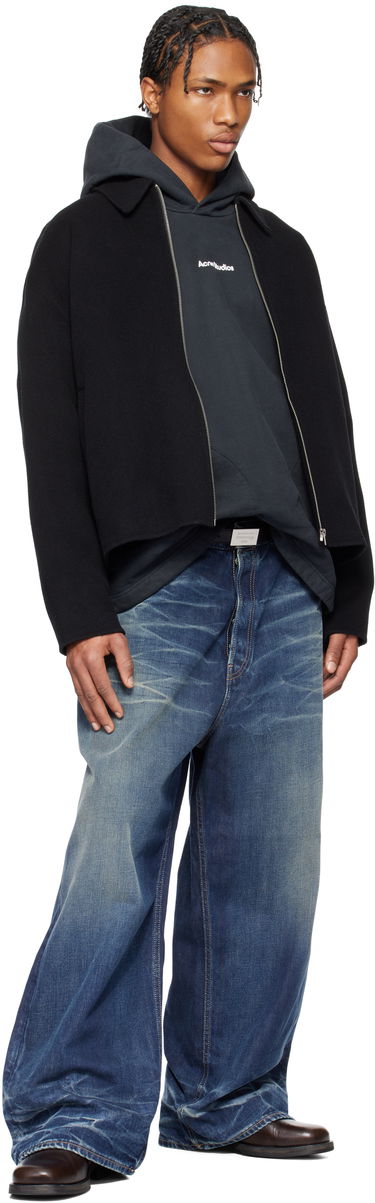 Дънки Acne Studios Super Baggy Indigo Jeans Синьо | B00372-, 3