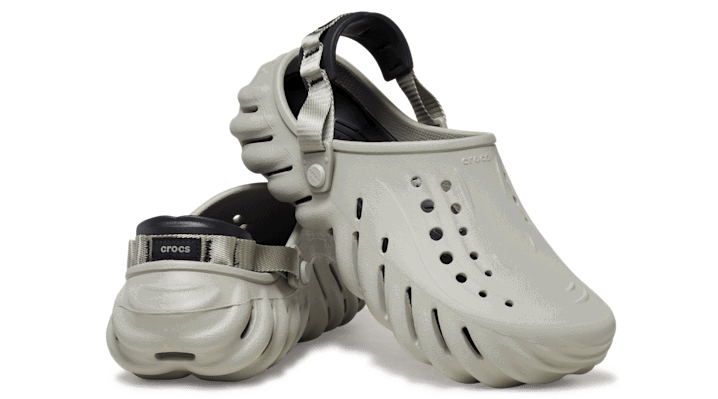 Кецове и обувки Crocs Echo Clogs "Elephant" Сиво | 207937-1LM, 1