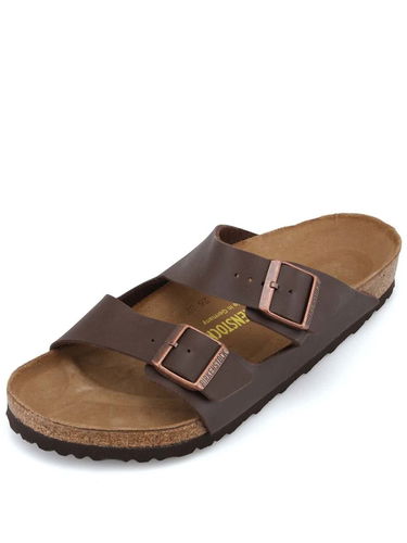 Кецове и обувки Birkenstock Arizona Reg Birko-Flor Кафяво | 051701_dark brown, 7