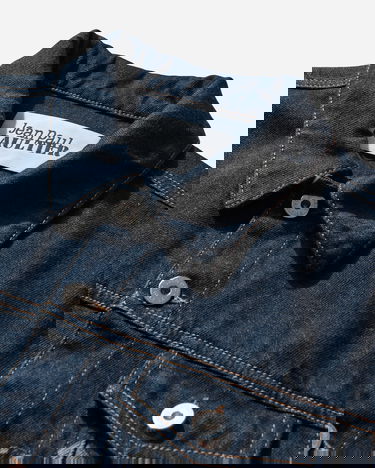 Яке Jean Paul Gaultier Trompe L'oeil Denim Jacket Синьо | 26-01-W-JA035-D027 57, 4