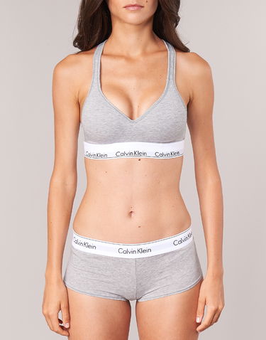 Сутиен CALVIN KLEIN MODERN COTTON BRALETTE LIFT Сиво | 000QF1654E-020-NOOS, 4