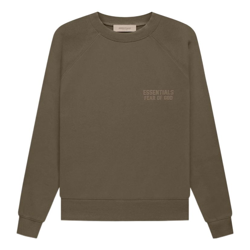 Пуловер Fear of God Essentials by Fear Of God Crewneck Sweatshirt Зелено | FOG-FW22-407