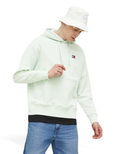 Суитчър Tommy Hilfiger Badge Hoodie Зелено | DM0DM16369