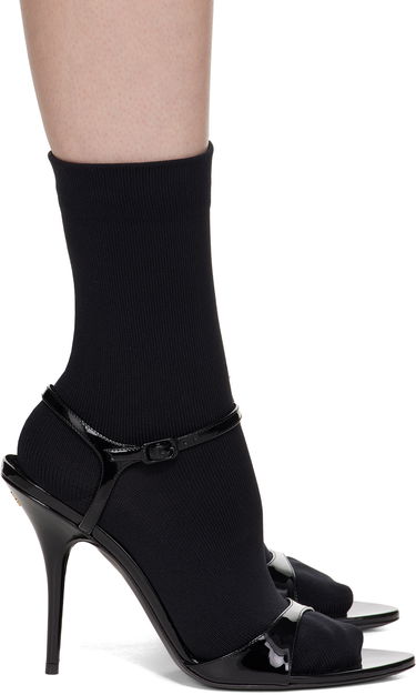 Чорапи Balenciaga Balenciaga Avenue Sock 110 Heeled Sandals Черно | 810517 W12H2, 0