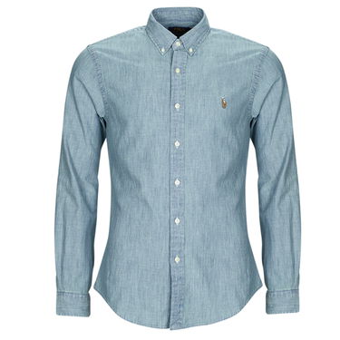 Риза Polo by Ralph Lauren CHEMISE COUPE SLIM DENIM SHIRT Синьо | 710548538001-NOS, 0