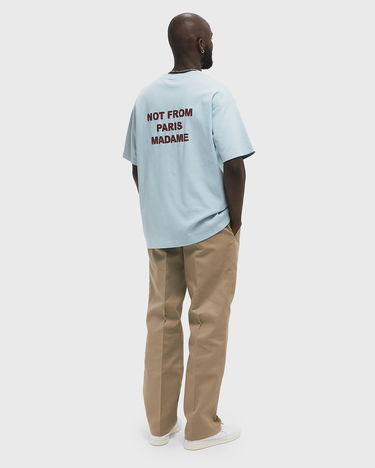Тениска Drôle de Monsieur Drôle de Monsieur Slogan T-Shirt XXL Синьо | G-TS203-CO002-LBE, 1