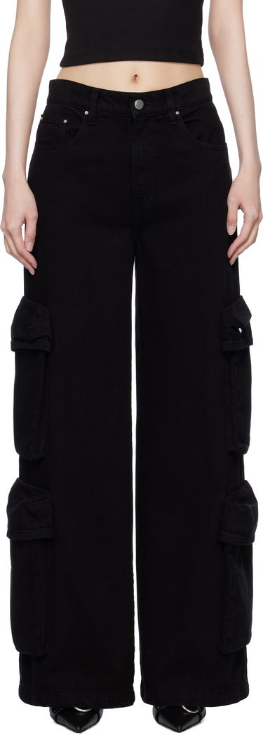 Карго панталони AMIRI AMIRI Baggy Denim Cargo Pants Черно | AWDNCG1015, 0