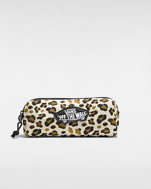 Дамска чанта Vans Leopard Print Pencil Pouch Бежово | VN000H58DAB, 0