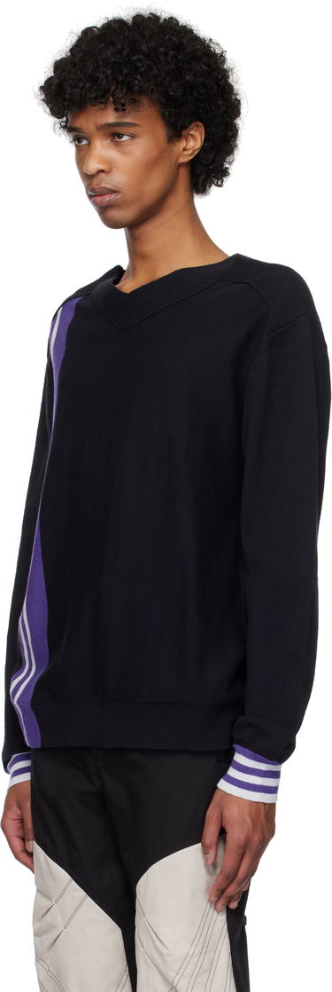Пуловер KIKO KOSTADINOV Kiko Kostadinov Ostro V-Neck Sweater Черно | KKSS25KN02-109, 3