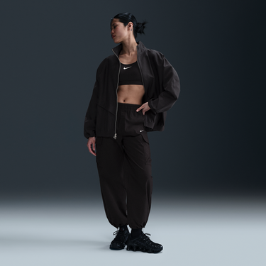 Ветровка Nike Women's Relaxed-Fit Twill Jacket Windrunner Sportswear Collection Черно | HJ0314-010, 2