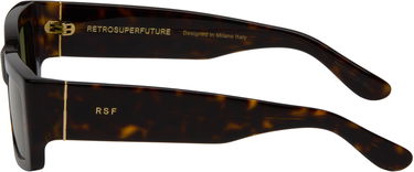 Слънчеви очила RETROSUPERFUTURE RETROSUPERFUTURE Notte Square Sunglasses Кафяво | 7IO, 2