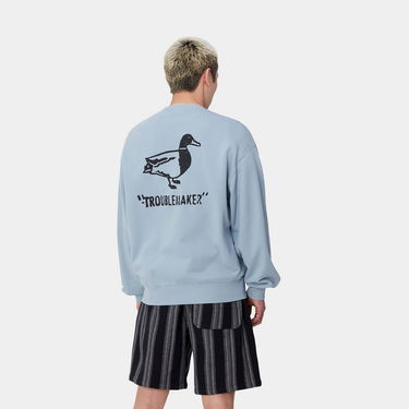 Пуловер Carhartt WIP Stamp Sweat Синьо | I033620_9, 2