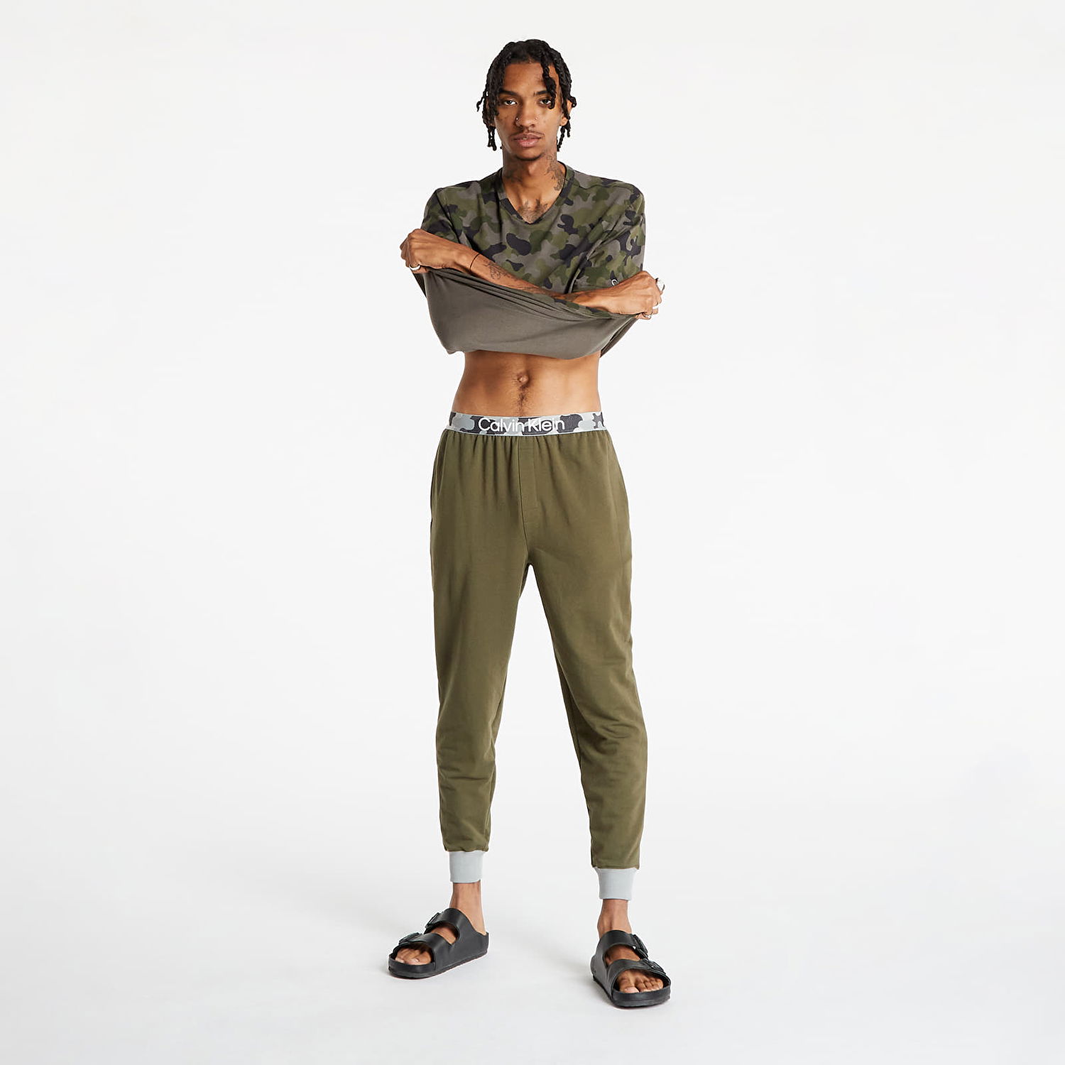 Спортни панталони CALVIN KLEIN Galvanize Lounge Jogger Зелено | NM2196E RBN, 0