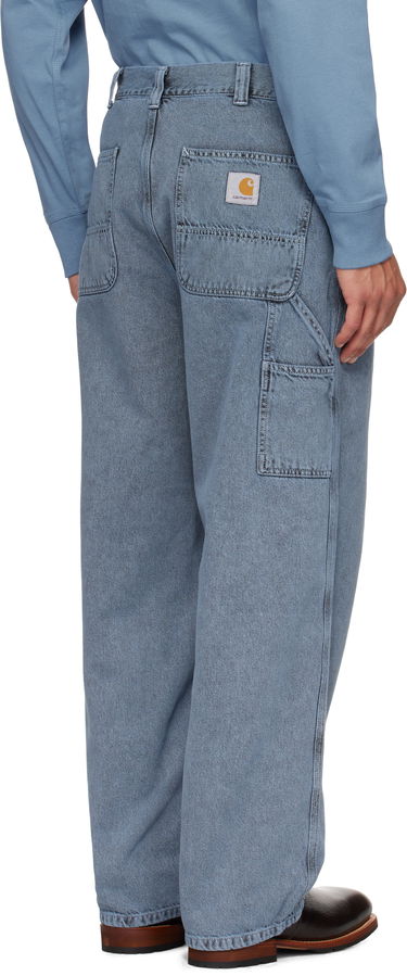Дънки Carhartt WIP Single Knee Jeans Синьо | I035819, 2