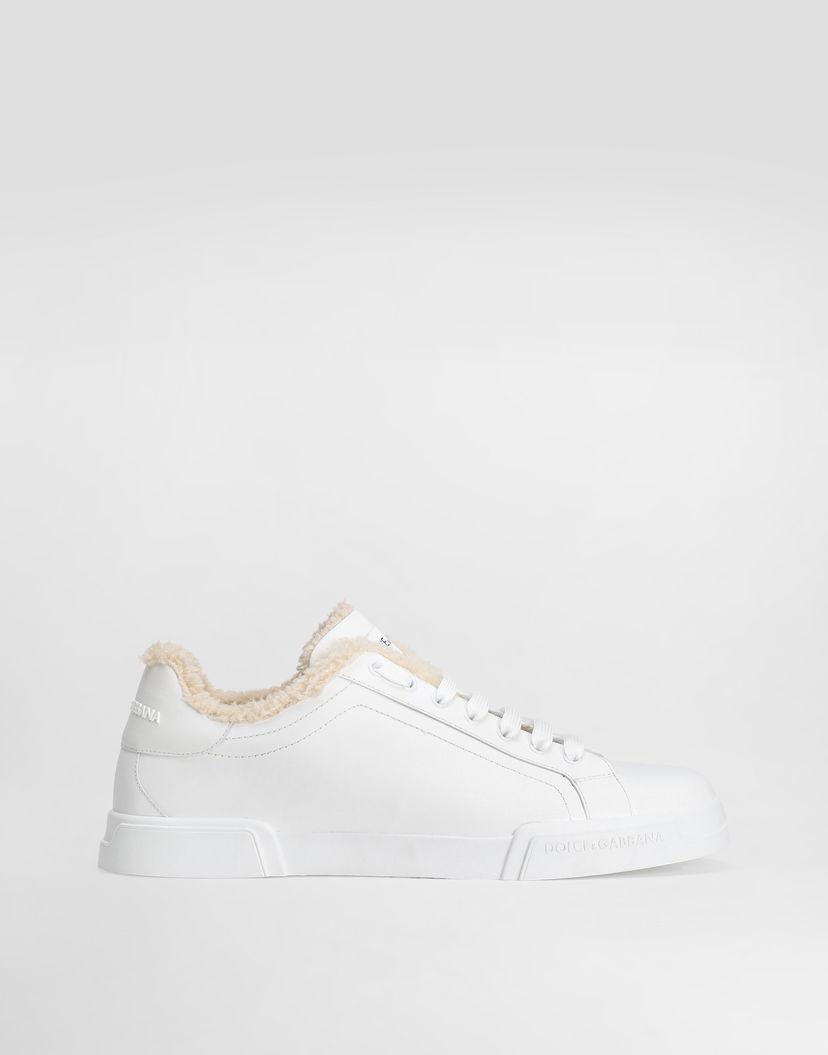 Кецове и обувки Dolce & Gabbana Portofino Light Calfskin Бяло | CS2373AQ0768W068