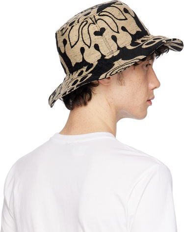Шапка Anna Sui Anna Sui Beardsley Tapestry Oversized Brim Bucket Hat Бежово | 1125H96, 2