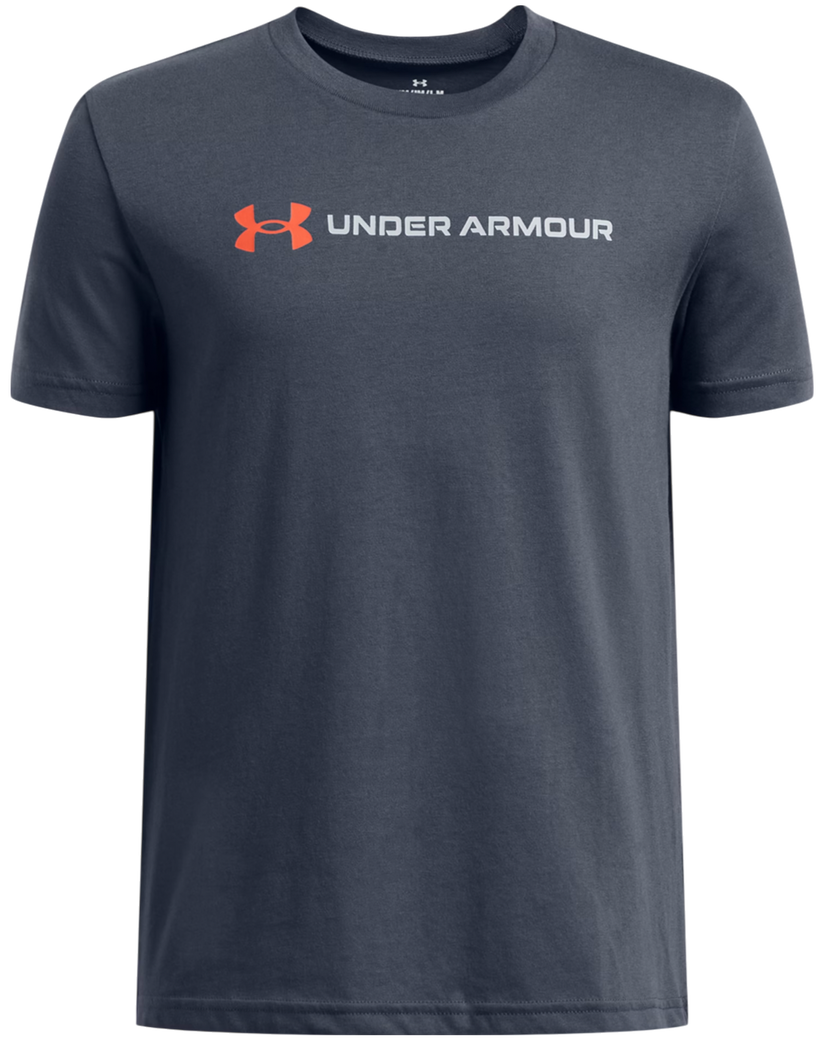 Тениска Under Armour T-Shirt Logo Wordmark Short Sleeve Сиво | 1389963-044