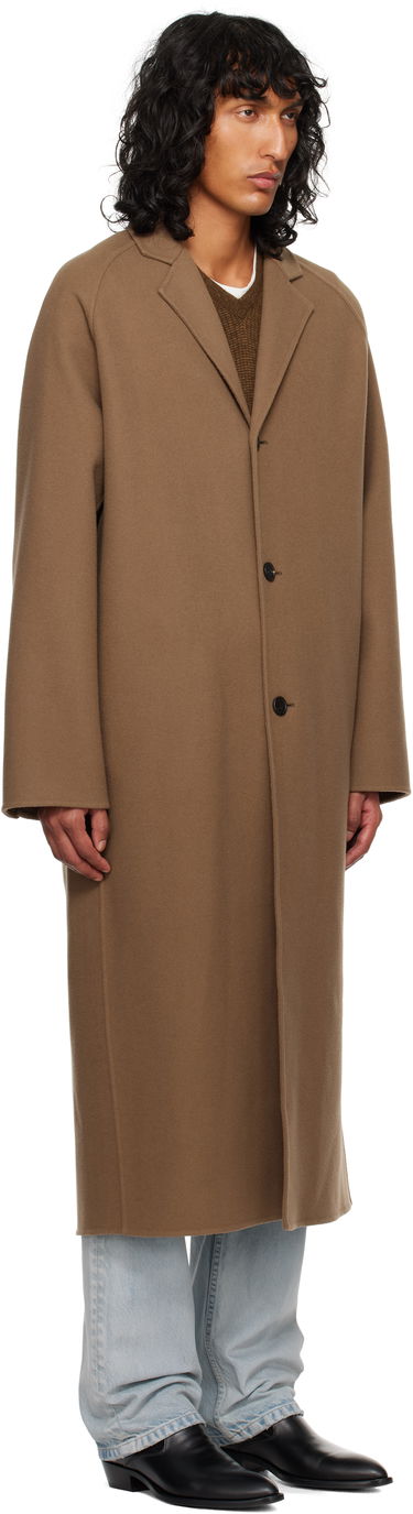 Палта The Row Long Wool Coat Кафяво | 809-W3503, 1