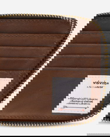 Портфейл visvim Bi-Fold Leather Wallet Кафяво | 0125203003028 1, 6