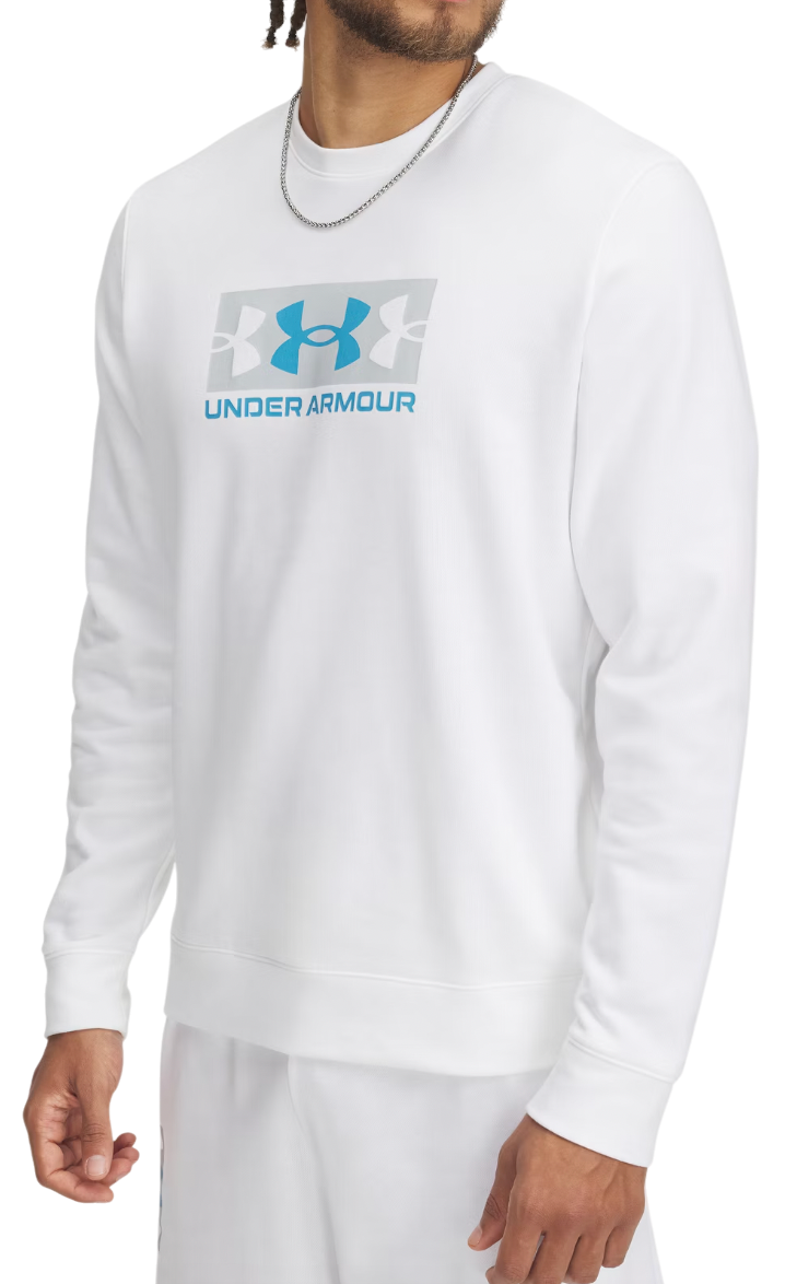 Суитчър Under Armour Rival Terry Logo Crew Sweatshirt Бяло | 1390140-100, 0