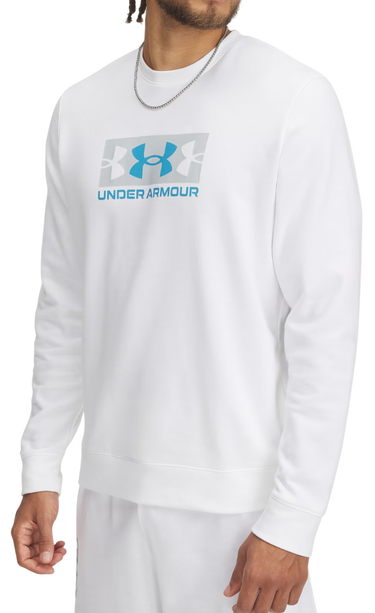 Суитчър Under Armour Rival Terry Logo Crew Sweatshirt Бяло | 1390140-100, 0
