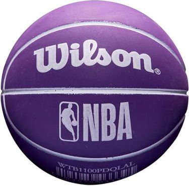 Спортна екипировка Wilson Tennis NBA Los Angeles Lakers Dribblers Mini Basketball Лилаво | wtb1100ll, 2