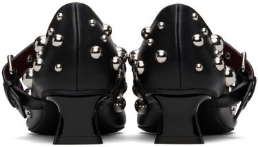 Кецове и обувки Stella McCartney Elsa Studded Kitten Heels Черно | 810422KP027, 1