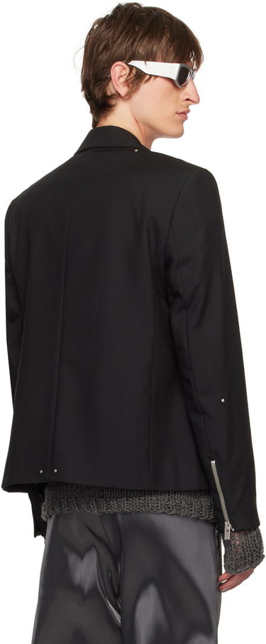 Яке бомбър HELIOT EMIL Men's Lucent Blazer Черно | HE_M_04_027_BLK01, 2