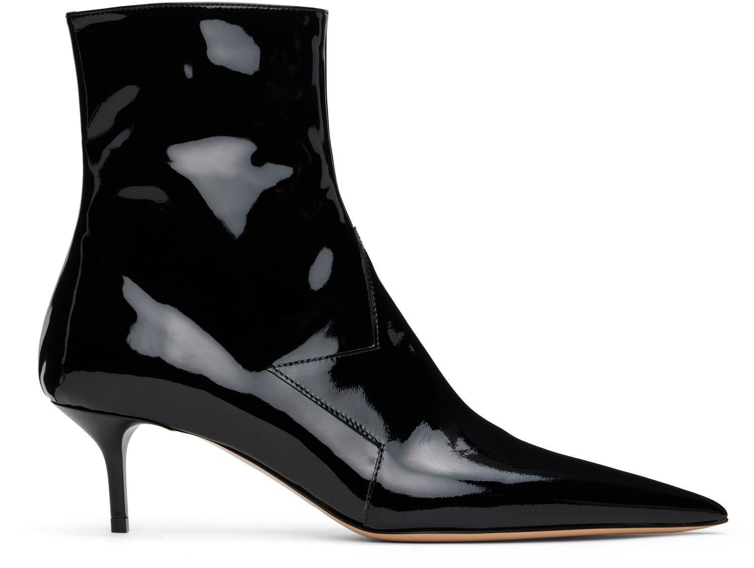 Кецове и обувки Coperni Star Cut-Out Low Heel Boots Черно | COPSH71F6026, 0