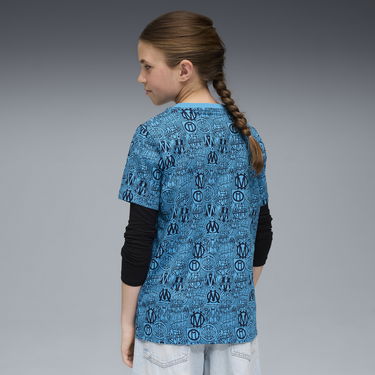 Тениска Puma Olympique de Marseille FtblCulture All-over Print T-Shirt Синьо | 781580_07, 2