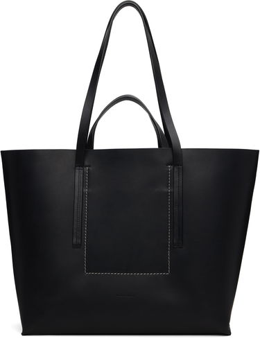 Голяма пазарска чанта Rick Owens Rick Owens Concordians Shopper Tote Черно | RA02E0762 LGE, 0