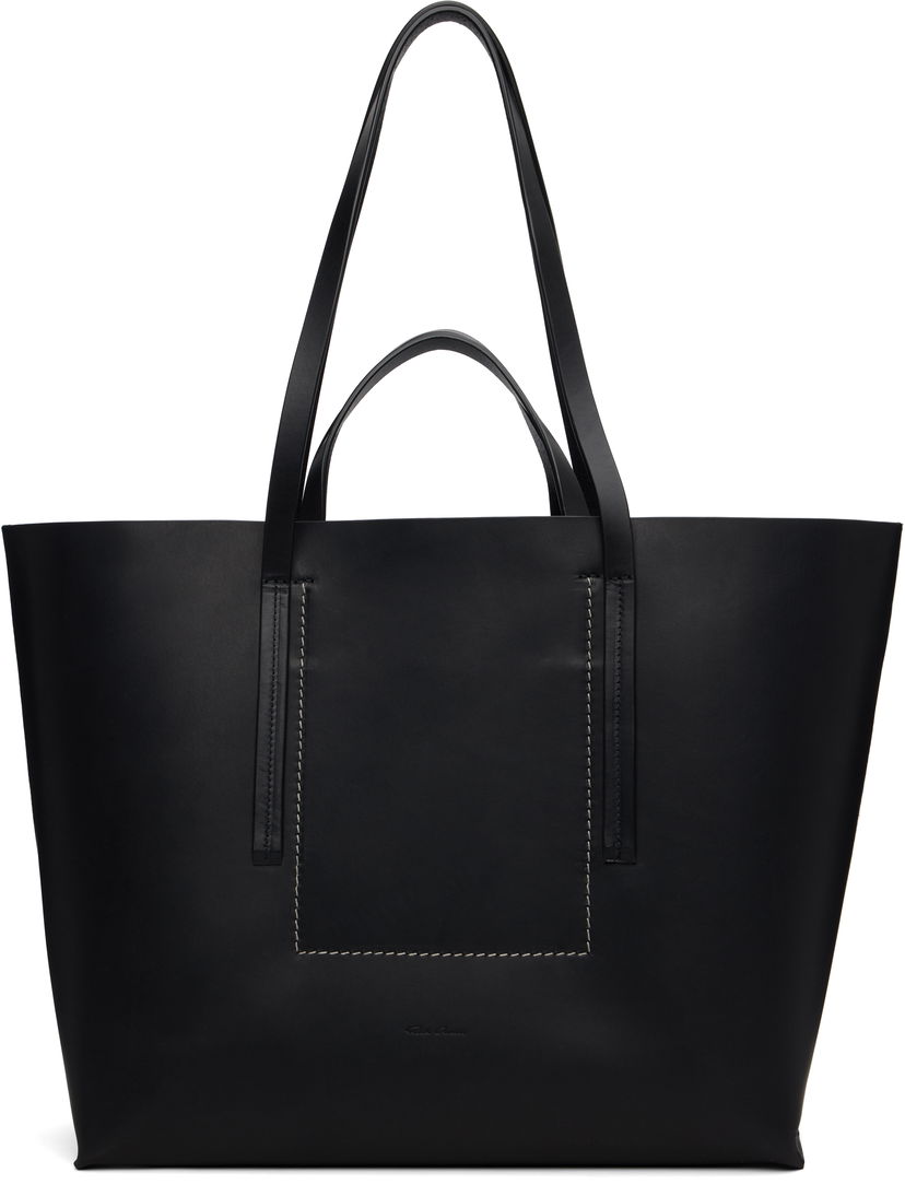 Голяма пазарска чанта Rick Owens Rick Owens Concordians Shopper Tote Черно | RA02E0762 LGE