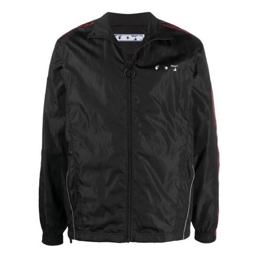 Ветровка Off-White Logo Printing Zipper Sports Jacket Черно | OMBD022R21FAB0021001, 0