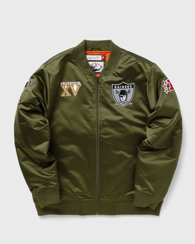 NFL SATIN BOMBER JACKET LAS VEGAS RAIDERS