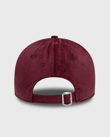 Шапка с козирка New Era Corduroy 9FORTY Adjustable Oakland Athletics Baseball Cap Бургунди | 60595253, 2