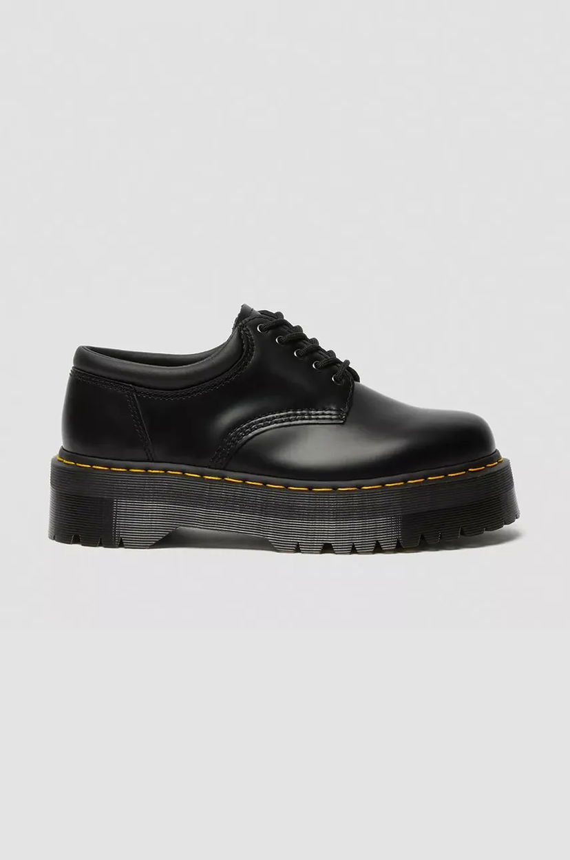 Кецове и обувки Dr. Martens 8053 Quad Leather Platform Shoes Черно | DM24690001