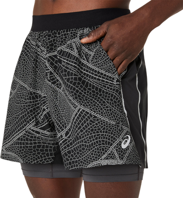 Къси панталони Asics Limited Series Lite-Show 2-in-1 Running Shorts Черно | 2011d367-001, 2