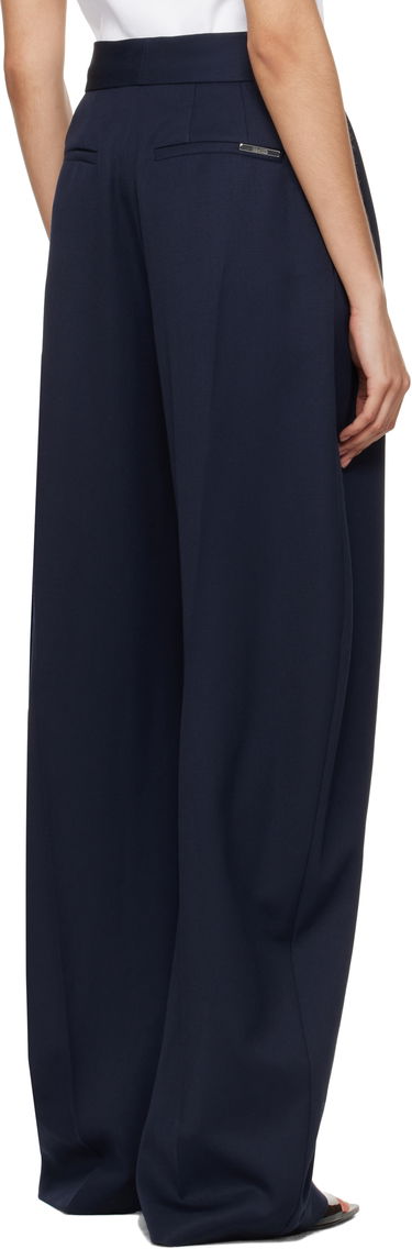 Панталони The Attico Attico Long Pleated Trousers Тъмно синьо | 250WCP00102 WWW046AA, 2