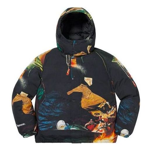 Пухо яке Supreme Firecracker Graphic Print Puffer Jacket Черно | SUP-SS21-456, 0
